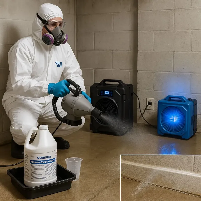 Sanitization and Odor Removal process in Belvedere, SC