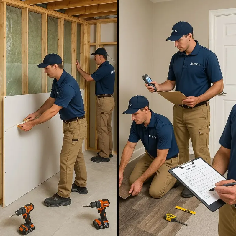 Repairs and Reconstruction process in Belvedere, SC